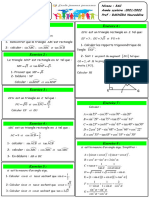 Trigonometrie Serie Dexercices Maths 3AC PDF 8