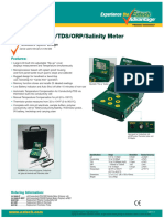 pH/Conductivity/TDS/ORP/Salinity Meter: Exclusive Oyster Design