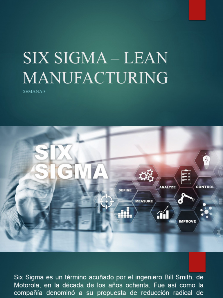 Six Sigma y Lean Manufacturing: Mejora Continua | PDF | Six Sigma ...