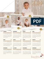 Beige and Black Modern 2024 Calendar Poster - 20240107 - 121804 - 0000