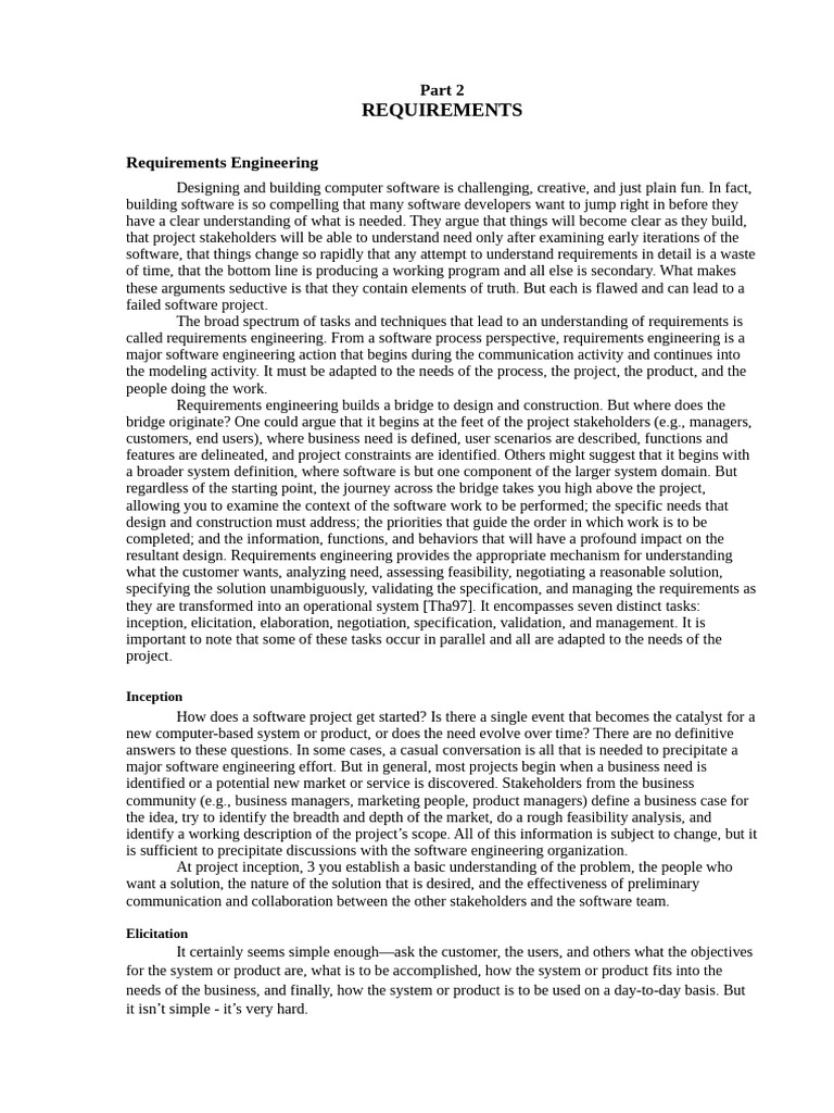 Understanding Requirements Engineering | PDF | Specification (Technical ...