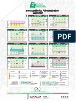 Calendario Escolar Cobaes 2023 - 2024 IMAGEN PDF