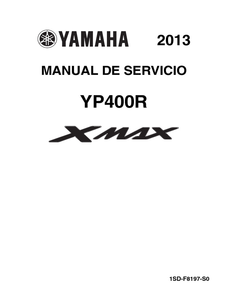 Manual Taller XMax 400 PDF