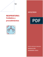 Respiratorio: Cuidados y Procedimientos: María Giráldez Miranda