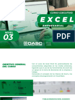 Temario Curso Excel Empresarial Avanzado ExcelNivel 03 DASC 2023