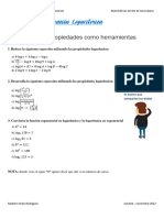 Practica 2 de La Función Logarítmica. Ecuaciones