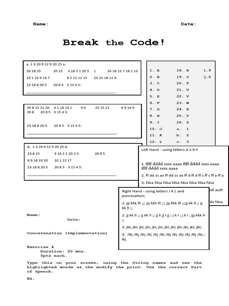 Break the code pdf text human communication