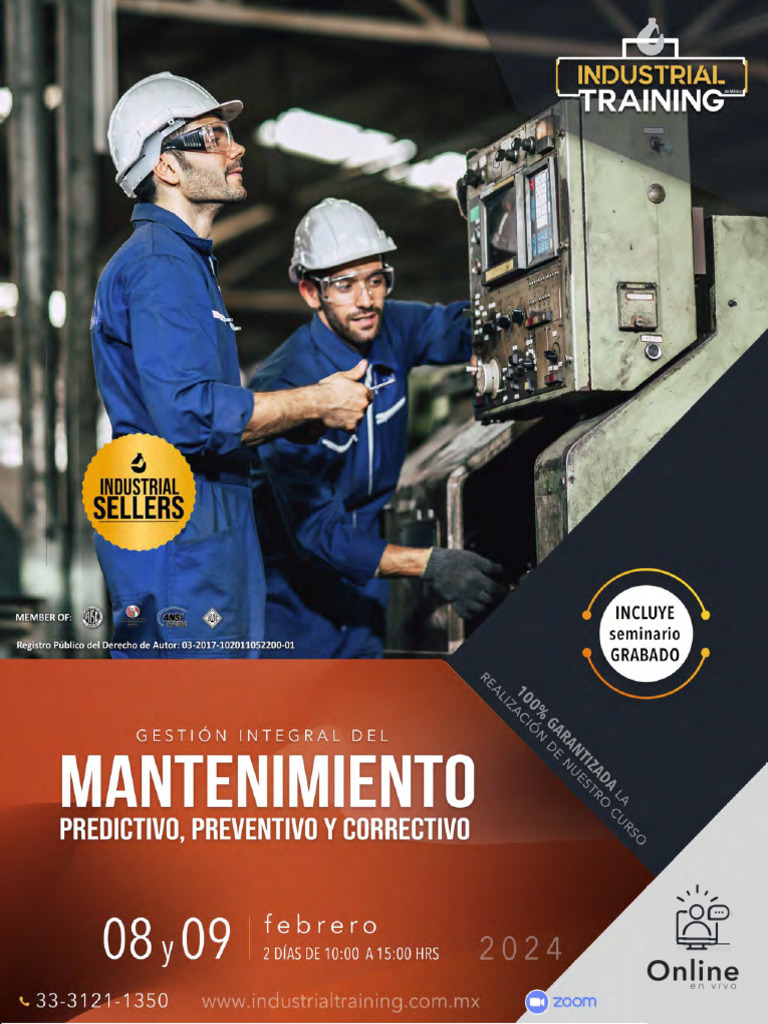 Gestion Integral Del Mantenimiento Predictivo Preventivo Y Correctivo