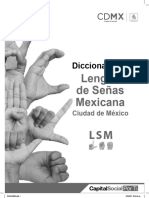 Diccionario de Lengua de Señas Mexicana Autor Programa de Derechos Humanos de La Ciudad de Mexico