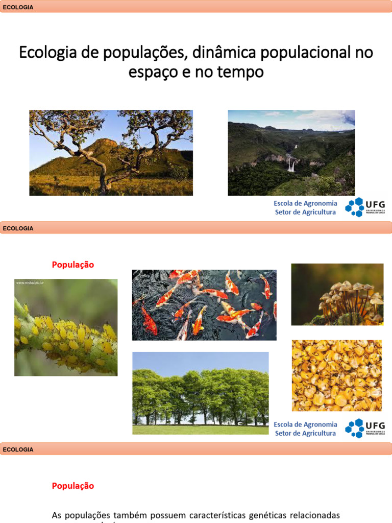 Dinâmica Populacional e Ecologia de Espécies | PDF