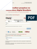 Como Realizar Pesquisas Na Hemeroteca Digital Brasileira: - Acesse o Endereço