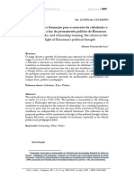 Filosofia e Formação para o Exercício Da Cidadania