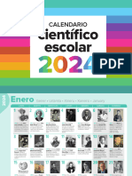 Calendario Científico Escolar 2024