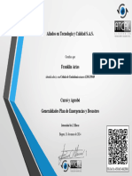 Generalidades Plan de Emergencias y Desastres-Certificado Cursó y Aprobó Generalidades Plan de Emergencias y Contingencias 57988