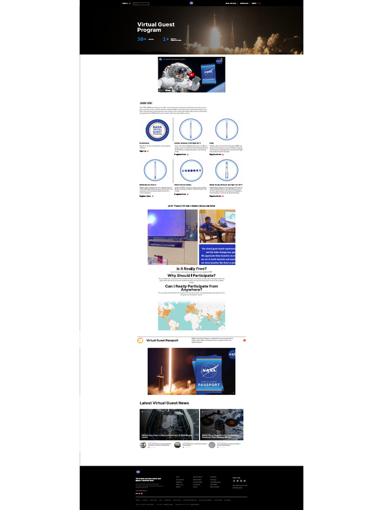 Join NASA's Virtual Guest Program | PDF