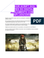 O Melhor Script Dos 7 Mares Do Digital de Lançamento Com Influencer