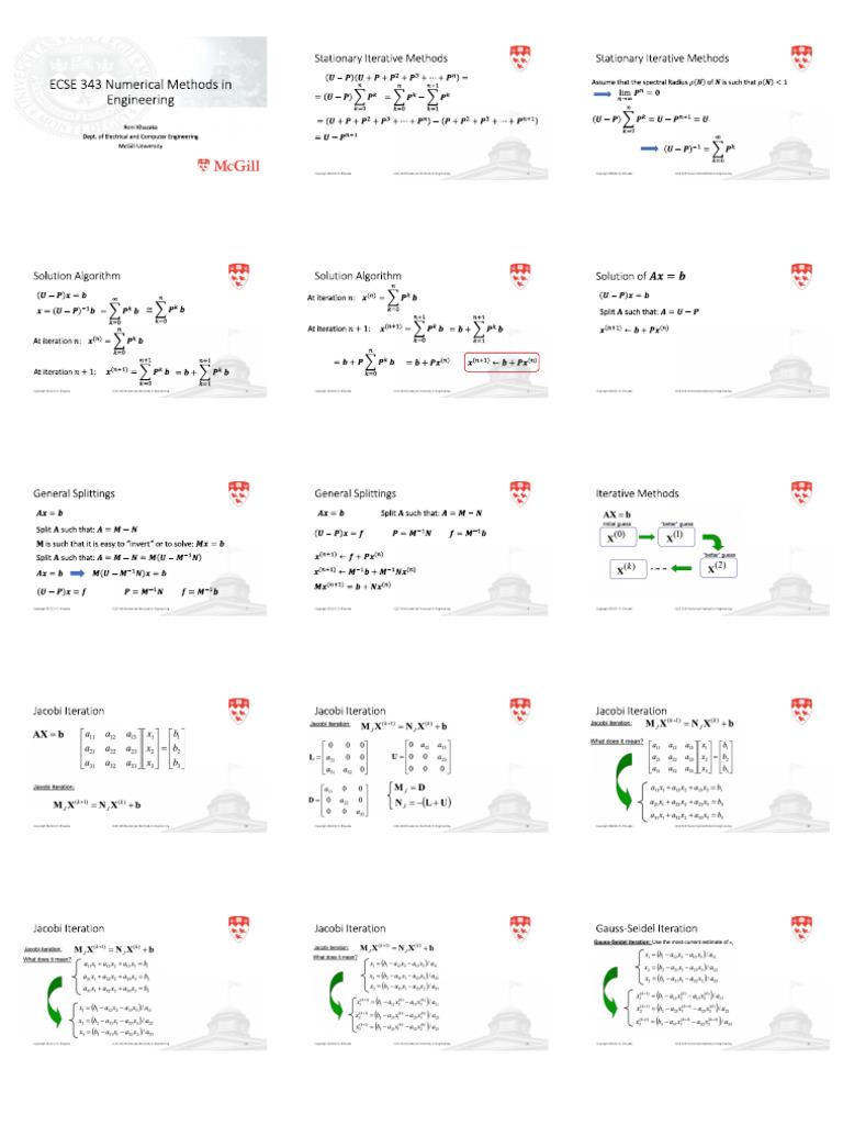 Iterative Methods | PDF