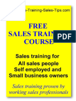 Free Sales Training