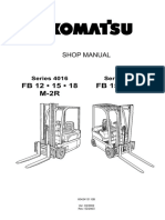 Инструкция По Ремонту Komatsu FB12!20!2R Электропогрузчик 3-х Опорный