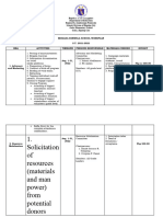 Brigada22 Eskwela Work Plan