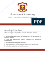 Government Accounting Lesson 1