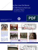 NBS Retaining Wall Crack Rectification Completion Report