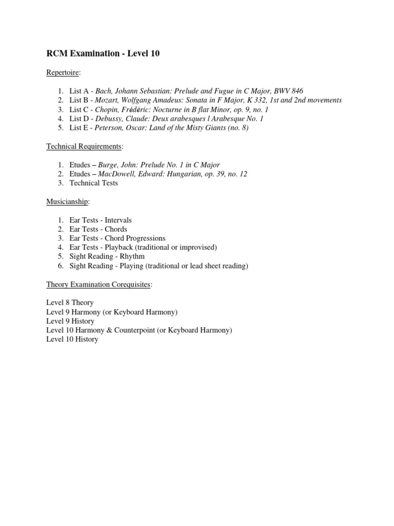 RCM Level 10 Exam Overview | PDF