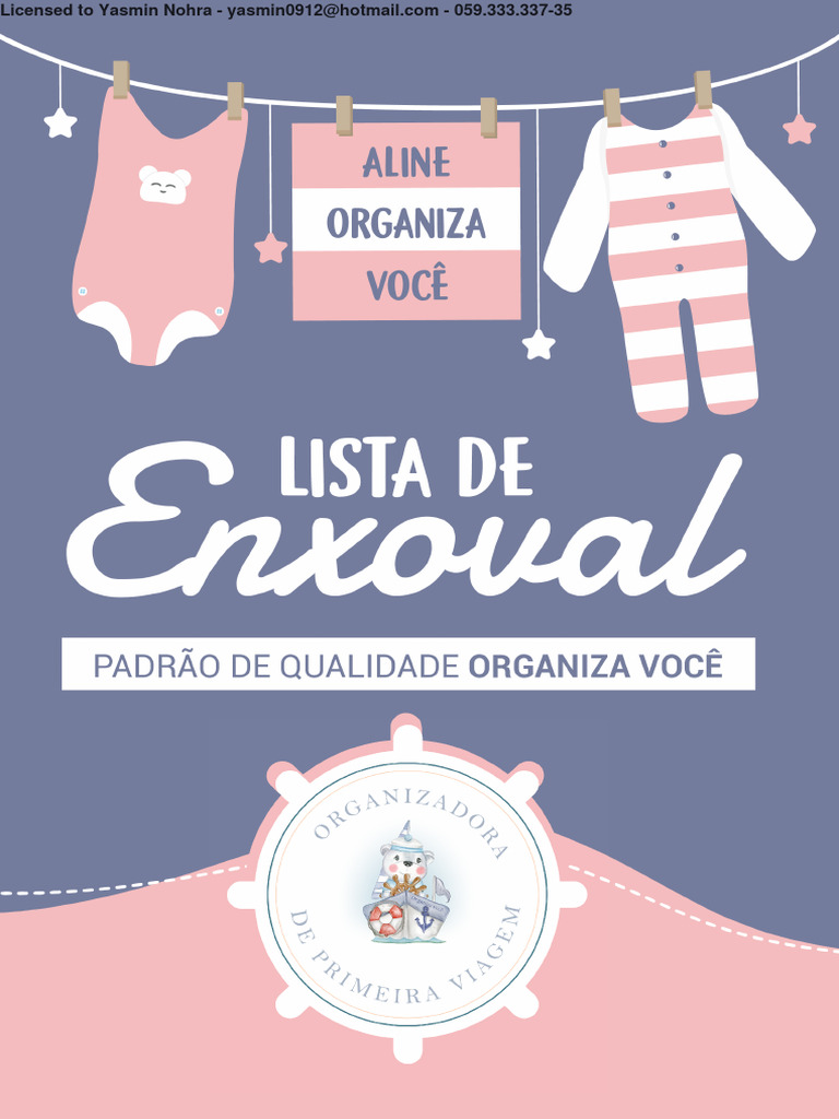 Lista de Enxoval Atualizada Completa | PDF