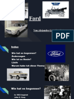 Ford Präsentation