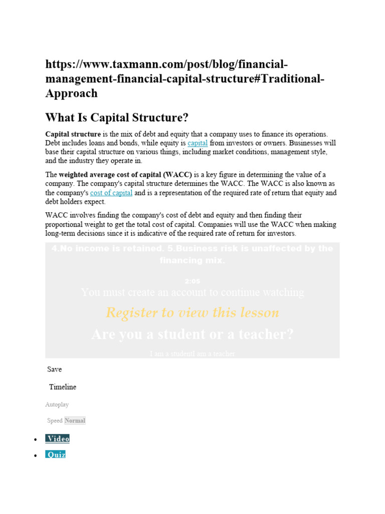 what-is-capital-structure-pdf-capital-structure-cost-of-capital