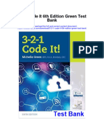 3 2 1 Code It 6th Edition Green Test Bank Full Chapter PDF