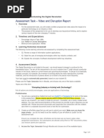 Assessment Task - Video and Disruption Report V5a