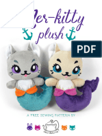 Mer Kitty Plush Sewing Pattern