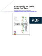 Abnormal Psychology 3rd Edition Beidel Test Bank Full Chapter PDF