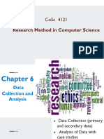 CoSc-4121 RMICS-Chapter Six Data Collection and Analysis