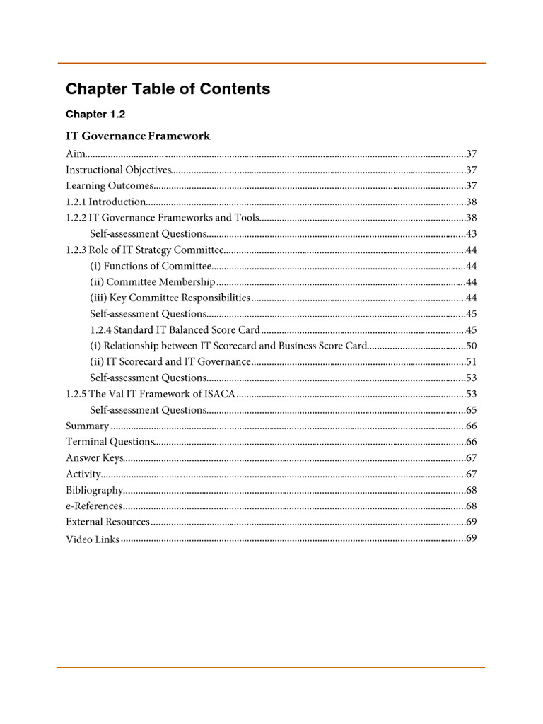 IT Governance Framework Overview | PDF