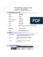 CV TAINA - JOSEPH