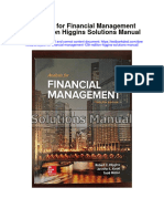Analysis For Financial Management 12th Edition Higgins Solutions Manual Full Chapter PDF