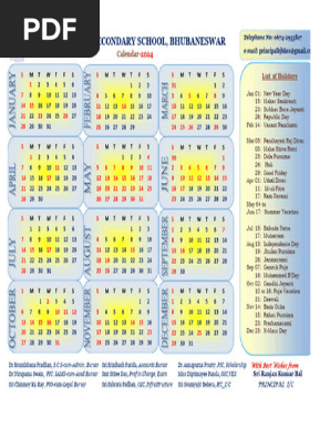 Calendar 2024
