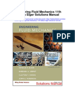 Engineering Fluid Mechanics 11th Edition Elger Solutions Manual Full Chapter PDF