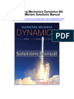 Engineering Mechanics Dynamics 8th Edition Meriam Solutions Manual Full Chapter PDF
