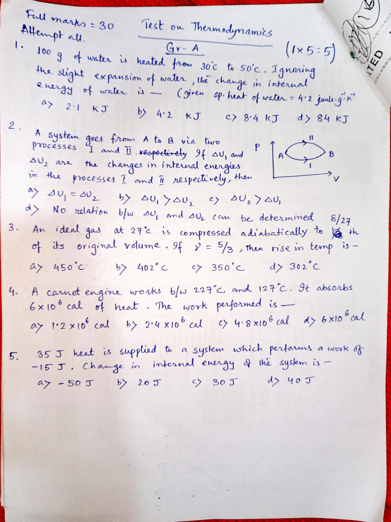 Thermodynamics visual data 2