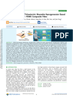 Hybrid Piezoelectric Triboelectric Wearable Nanogenerator Based On Stretchable PVDF Pdms Composite Films