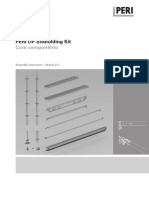 Peri Up Scaffolding Kit Core Components Instructions For Assembly and Use