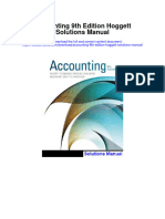 Accounting 9th Edition Hoggett Solutions Manual Full Chapter PDF