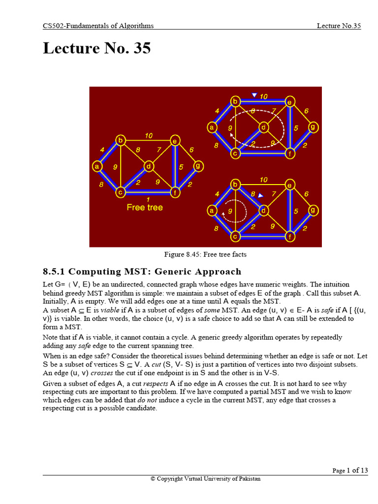Lecture 35 | PDF | Combinatorics | Mathematical Relations