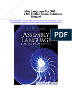 Assembly Language For x86 Processors 6th Edition Irvine Solutions Manual Full Chapter PDF