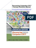 Download Enhanced Discovering Computers 2017 1st Edition Vermaat Solutions Manual full chapter pdf