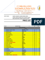 AU LEO - CV ML PRICE LIST PROVISION 2024 TELUK BAYUR PADANG TOTAL NET Rev