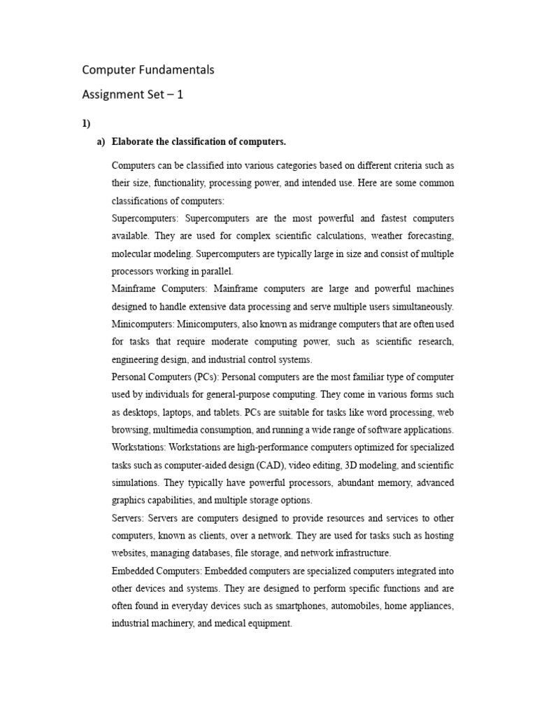 Assignment (Computer) | PDF | Internet Protocol Suite | Computer Network